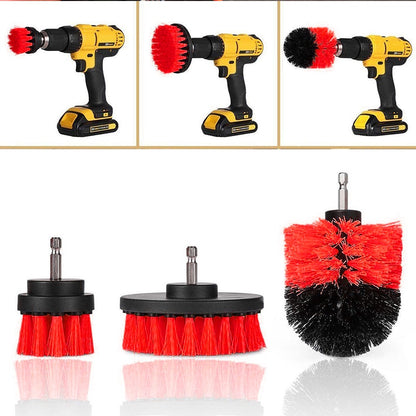 Car RV Tub Cleaner Drill Scrubber Brush Tile Grout Scrubber 3pcs/Set