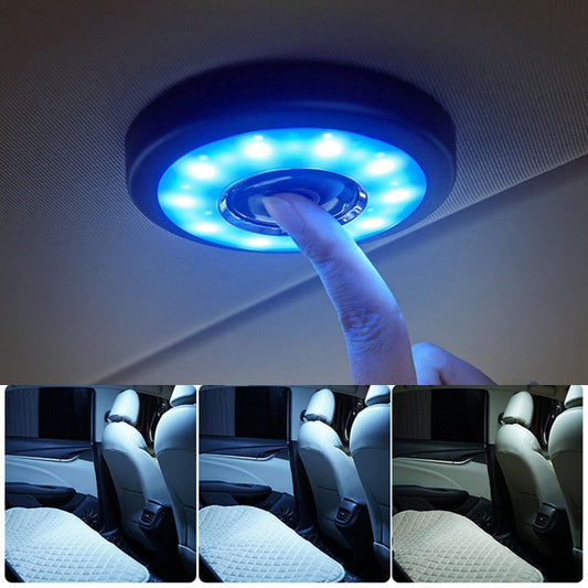 4" Car Interior LED Light USB Charging Roof Magnet Night Lamp