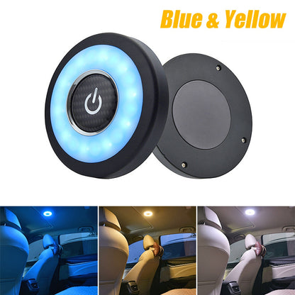 4" Car Interior LED Light USB Charging Roof Magnet Night Lamp