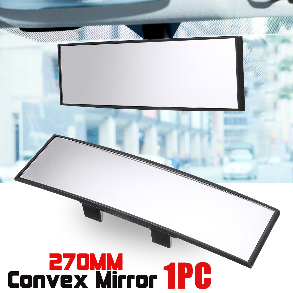 Car Interior Panoramic Convex 270mm Rear View Mirror