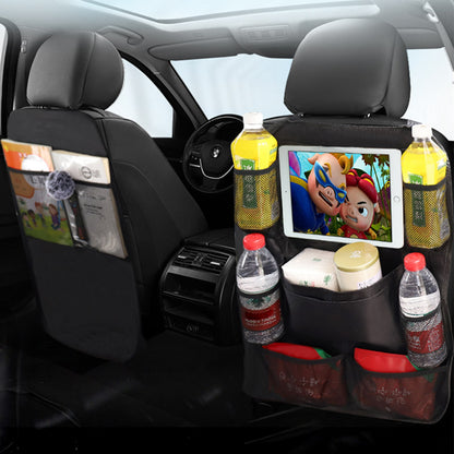 Car Organizer Tablet Holder Storage Foldable Oxford Table Back Seat