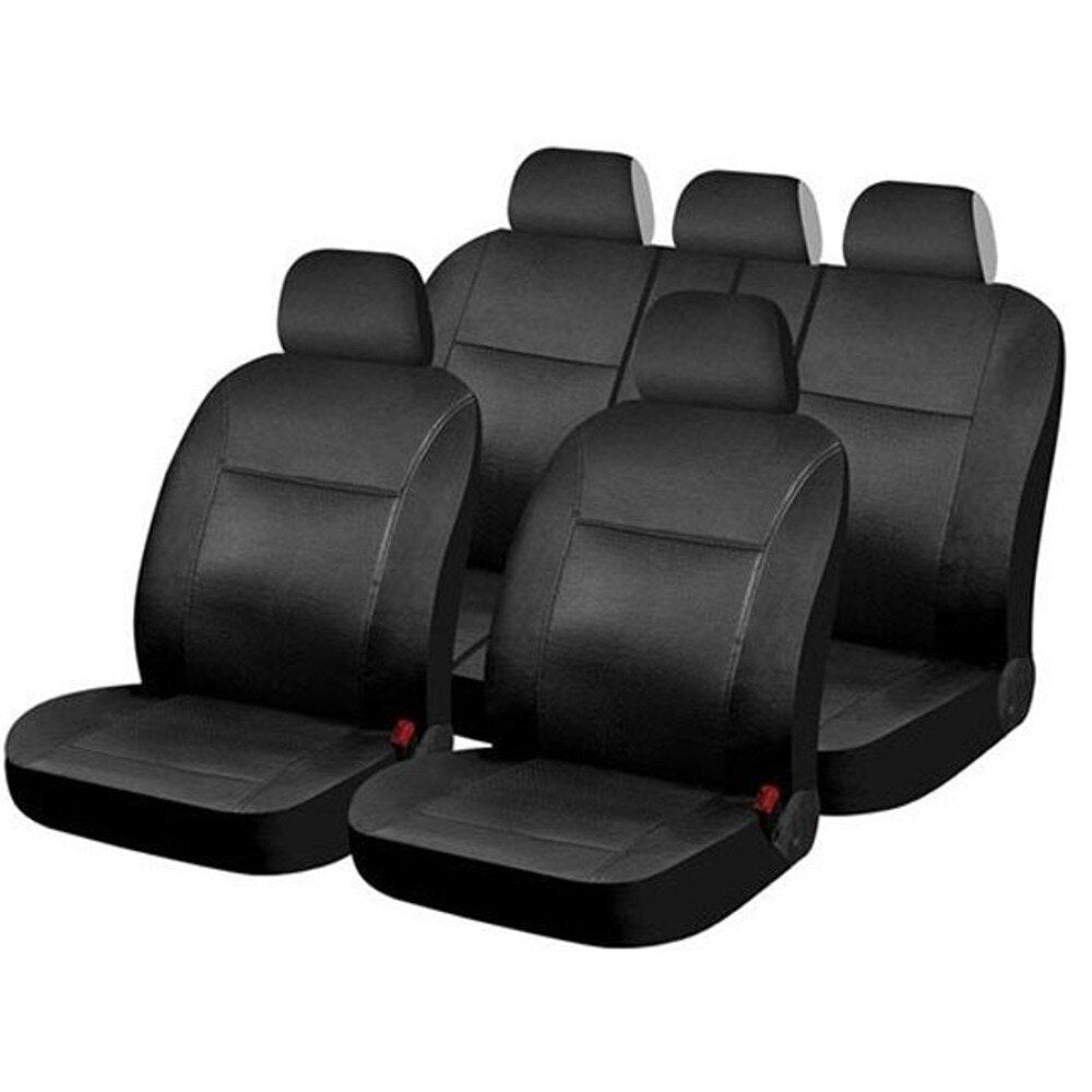 12PCS PVC Leather Car Seat Cushion Mat with Zipper