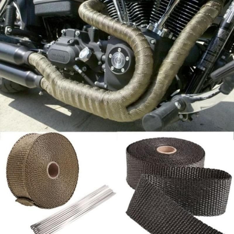 Car Motorcycle Universal Thermal Exhaust Tape Ties Heat Exhaust  5 Colors