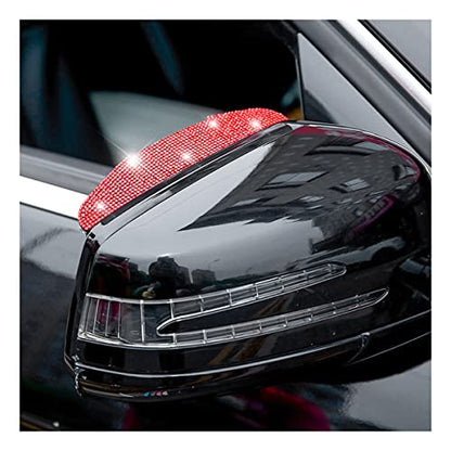 2PCS Car Rear View Mirror Guard Mirror Rain Eyebrow Rain Visor