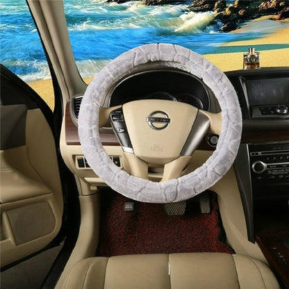 Car Steering Wheel Cover Interior Grip Plush Universal Protector