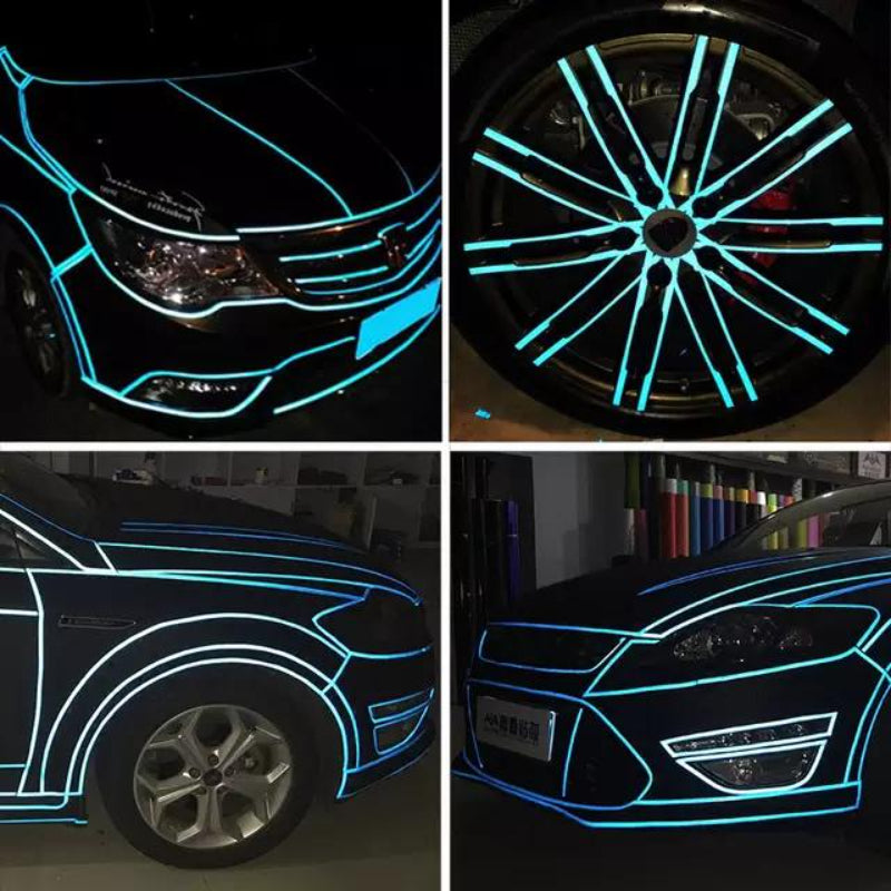 DIY Car Luminous Stickers 8Meters Reflective Tape
