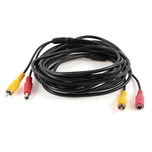 Car Truck Rearview Camera RCA Video AV DC Power Cable 5M/10M/20M