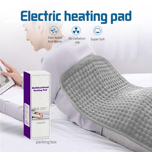 Microplush Electric Gear Blanket Waist Back Pain Relief Winter Warmer Cushion