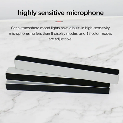 LED Sound Control Rhythm Colors Car Home USB Light