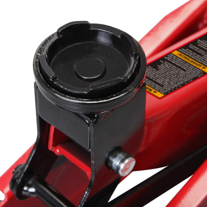 Torin Hydraulic Trolley Floor Jack with Blow Mold Carrying Tools