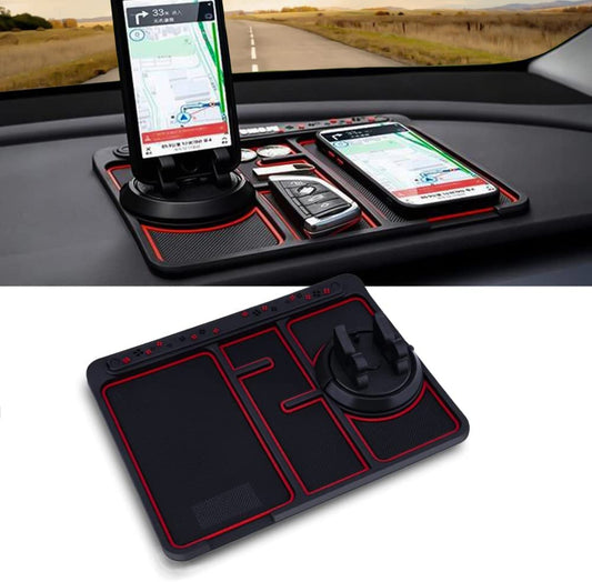 Car Non-Slip Phone Pad 4-in-1 Parking Card Universal Cell Phone Holder