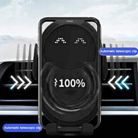 Smart Car Wireless Charger Phone Holder Qi 10W Fast Charging Air Vent