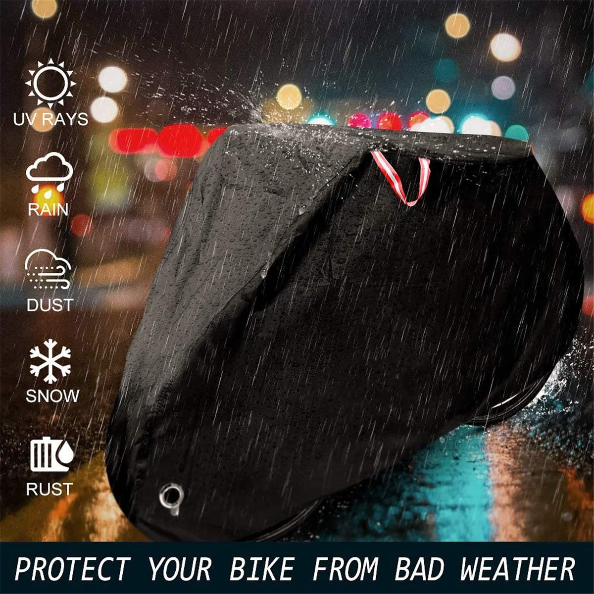 Motorcycle Bicycle Waterproof Dustproof Protective Cover