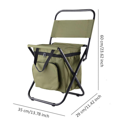 Folding Outdoor Camping Fishing Insulated Bag Chair