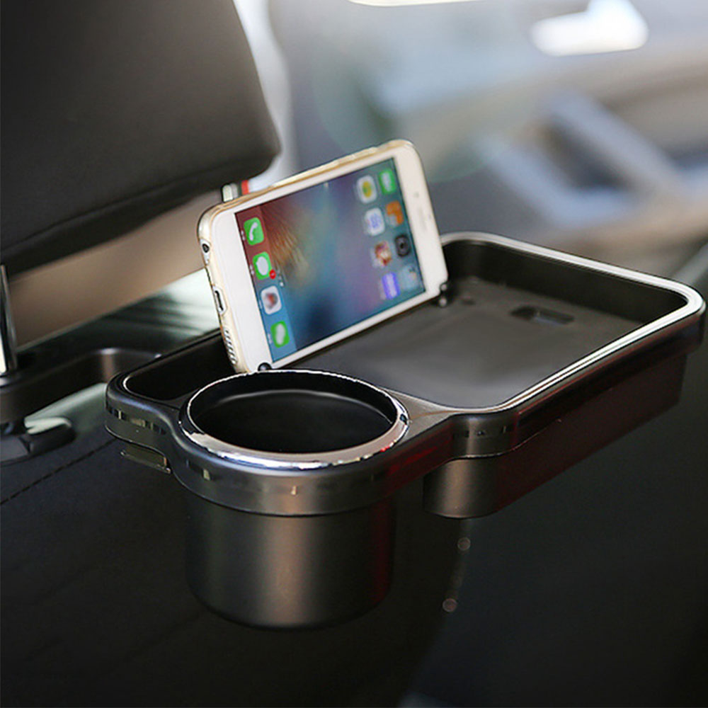 Car Mount Auto Back Seat Table Drink Food Cup Tray Holder