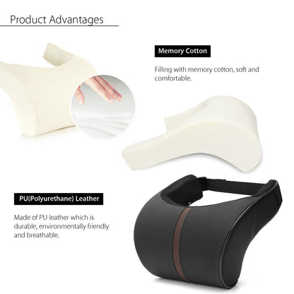 Car Neck Rest Pillow Safety Cushion Head Support 2 Pcs