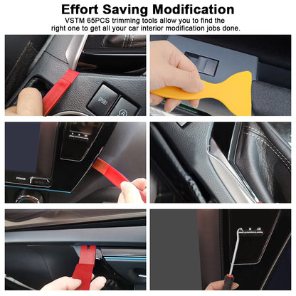 Car Maintenance Kit Auto Trim Repair Panel Remover Pry Bar Car Dash Radio Door Hand Tools