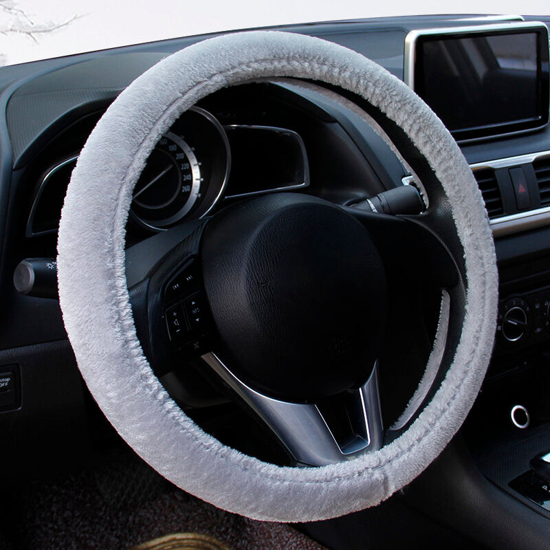 Car Steering Wheel Cover Winter Plush Universal Protector