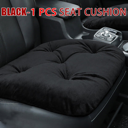 Car Plush Backrest Seat Cushion Soft Plush Cotton Backrest