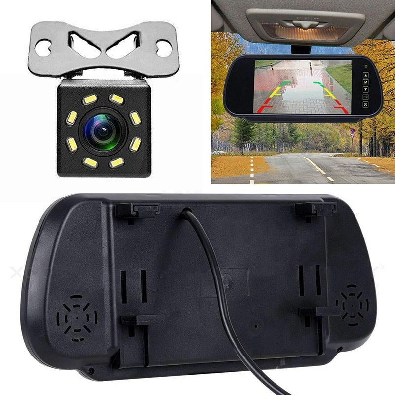 Car Rear View Mirror Camera 170 Degree Wide Reversing Backup