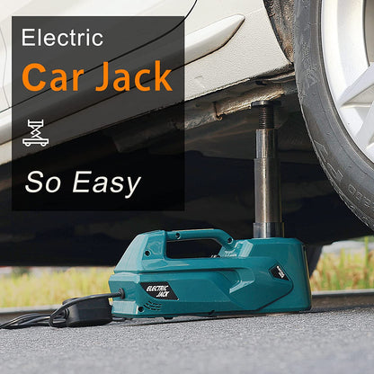 Electric Car Jack Kit 5 Ton 12V Hydraulic Impact Wrench Tools