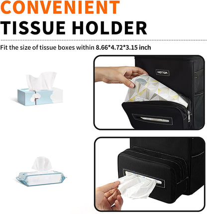 Car Trash Can Handy Tissue Holder Easy-to-Install Storage