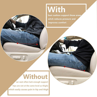 Car Seat Cushion Memory Foam Pad Back Pain Relief Cushions for Driving