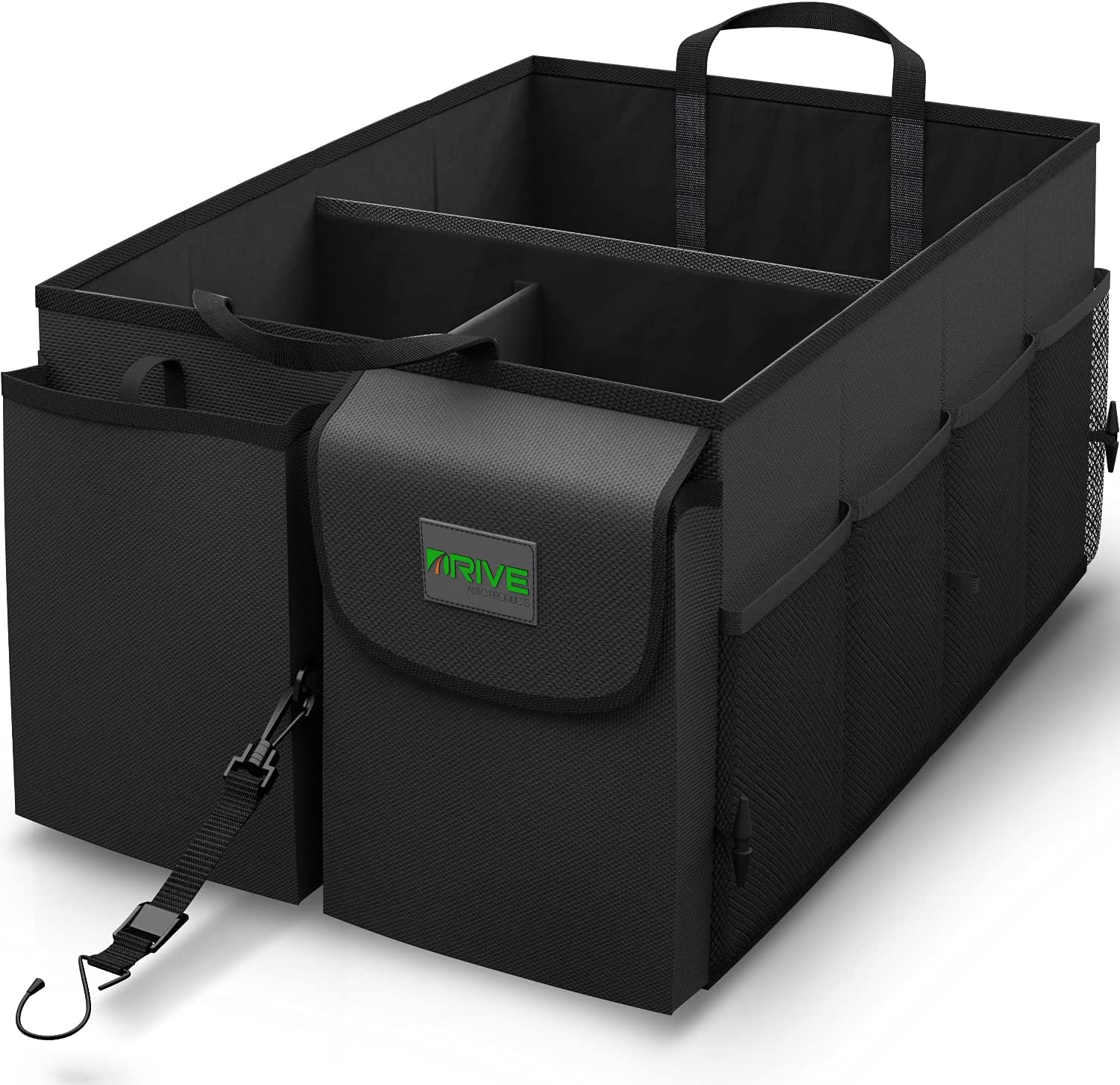 Auto Car Trunk Organizers Multi-Compartment Adjustable Storage