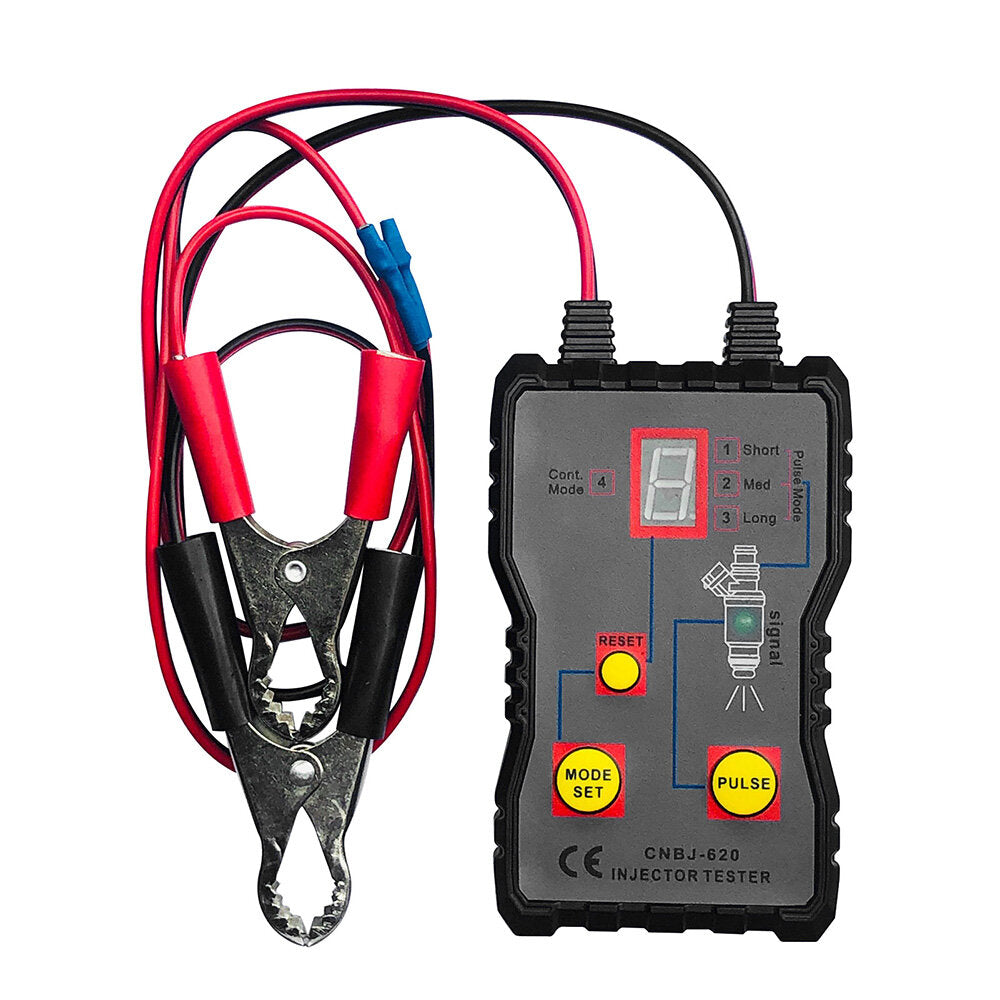 Car Fuel Injector Tester 4 Pulse Modes Handheld Vehicle Tools