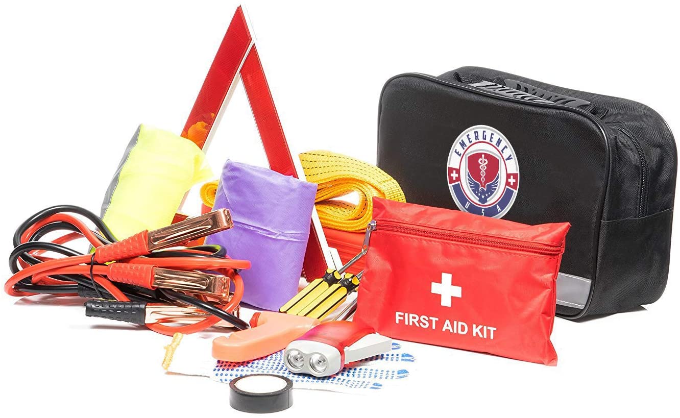 Car Roadside Assistance Emergency Kit Set 13 Items