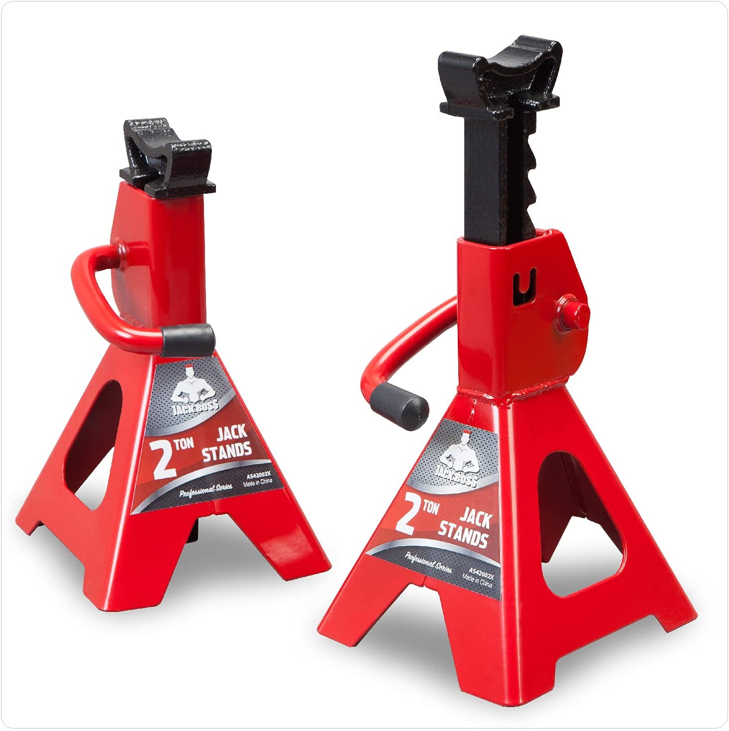 Car Jack Stands 3 Ton Capacity Steel Car Lifting Stand Adjustable Jack Stand Tools
