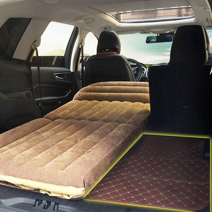 Car SUV Air Mattress Back Seat Inflatable Air Bed With Air Pump for Camping Travel