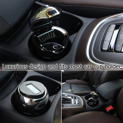 Car Ashtray Organizer Detachable Stainless Removable Cup For Most Car