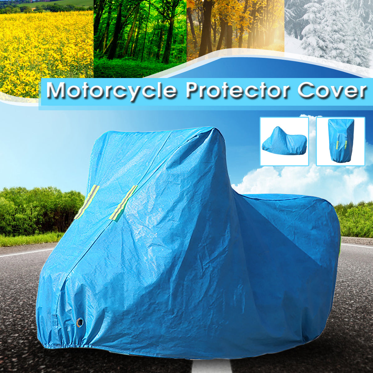 Motorcycle Protector Cover Waterproof with Reflactive