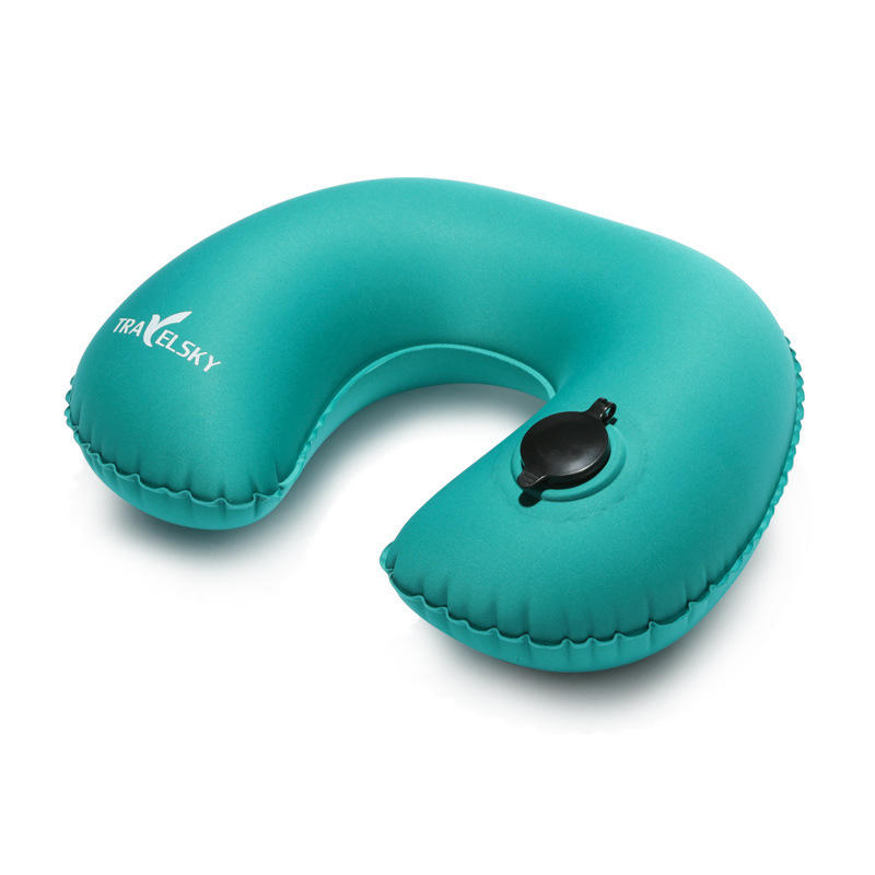 Car Travel Inflatable U Shape Neck Car Headrest Pillow Cushion