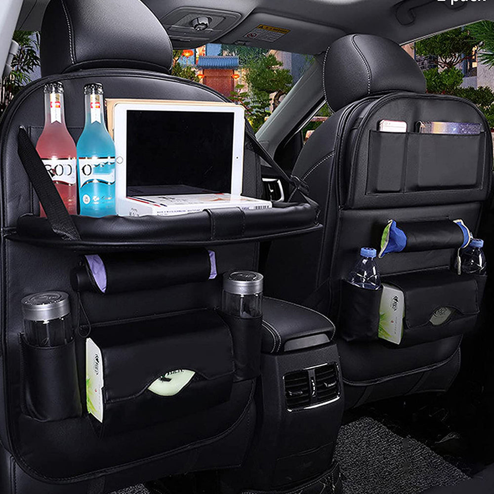 Car Organizer Back Seat Protector Storage Foldable Table