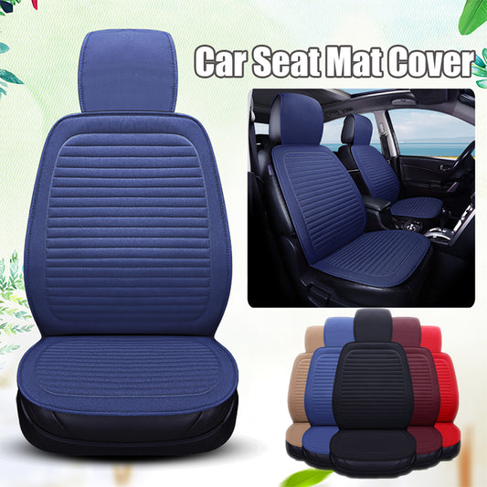 Universal Full Car Seat Cover Auto Linen Breathable Cushion Pad Mat