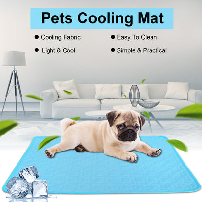 Car Pet Dog Mat Portable Puppy Washable Cool Summer Cushion