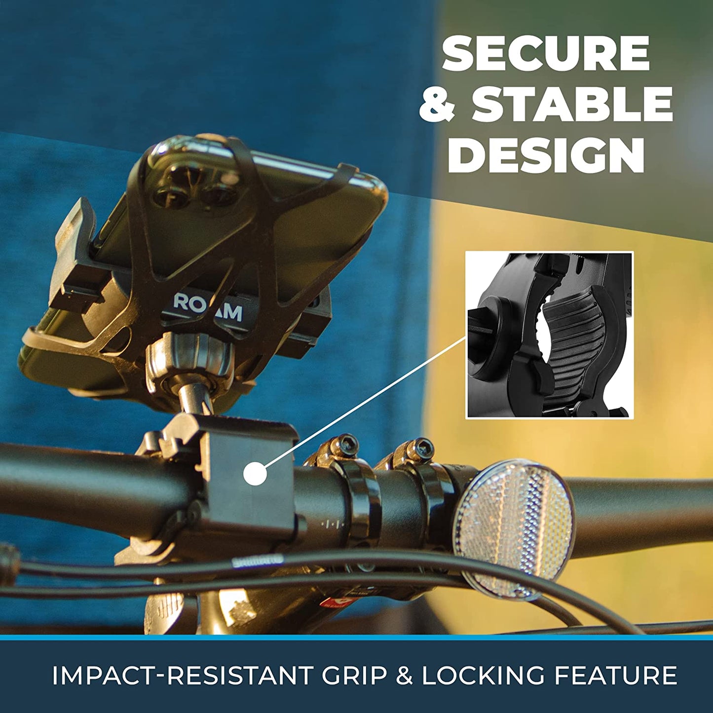 Motorcycle Bike Phone Mount Adjustable Handlebar Phone Mount