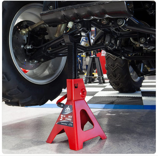 Car Jack Stands 3 Ton Capacity Steel Car Lifting Stand Adjustable Jack Stand Tools