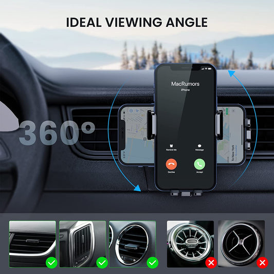Car Phone Holder Mount Air Vent Mount Fit for iPhone
