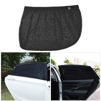 Car Window Shade- 2 Pack- Universal Cling Sunshade for Car Side Windows