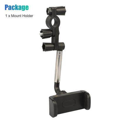 Car Rearview Mirror Mount Phone Holder 360° Rotation Universal for Smartphone