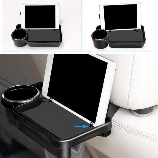 Car Back Seat Organizer Foldable Universal Portable Drink Holder Organizer