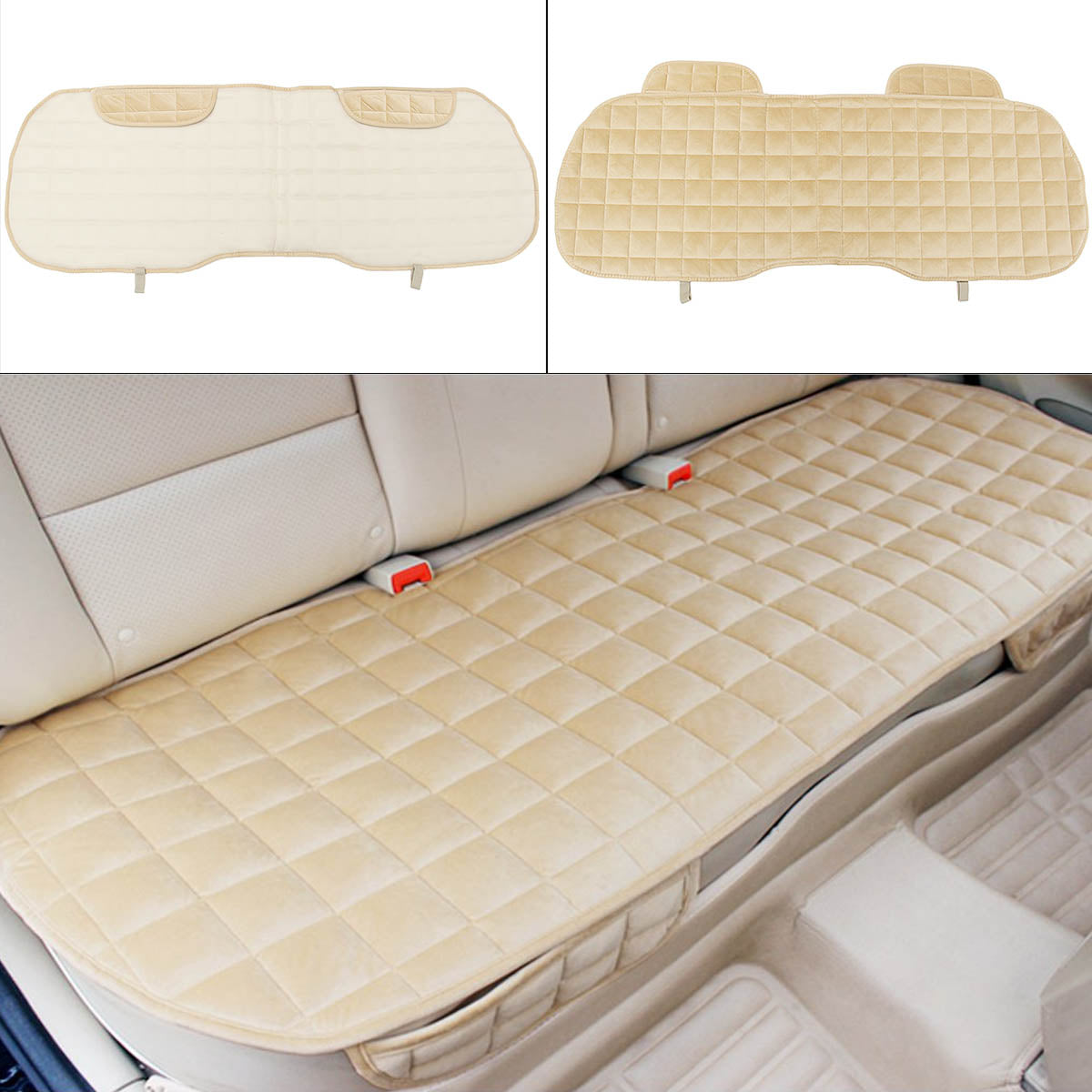 Car Universal Seat Cushion Square Rear Back Cover Protector Mat