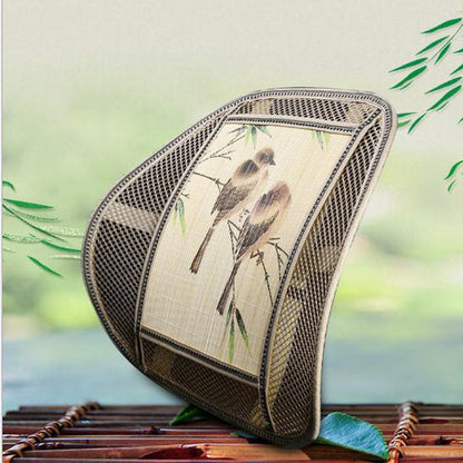 Car Mesh Bamboo Summer Cool Hollow Breathable Waist Cushion