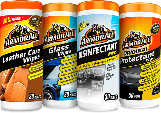 Car Armor Interior Car Cleaning Wipes Kit Disinfects Protects