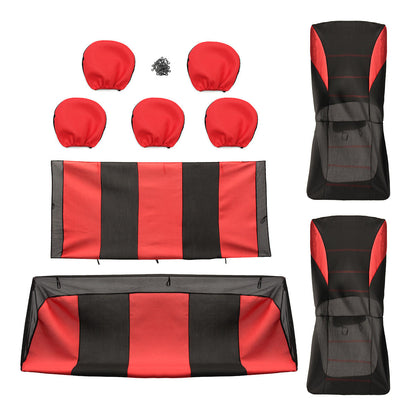 Car Seat Cushions Covers Full Airbag Compatible Protector 9 Pcs