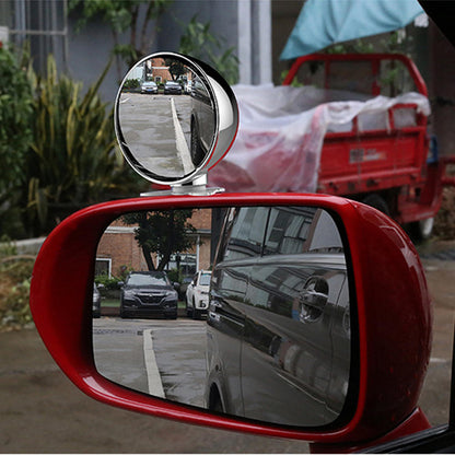 Car Blind Spot Mirror Angle Reversing Rearview HD 360° Wide Angle Auxiliary