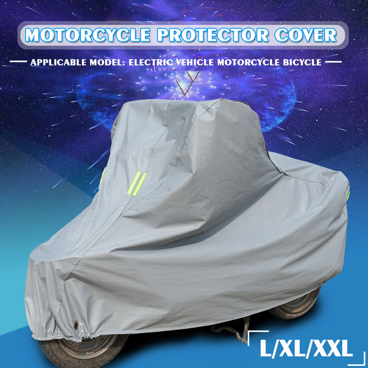Motorcycle Waterproof Dust Rain Sunshade Protective Cover